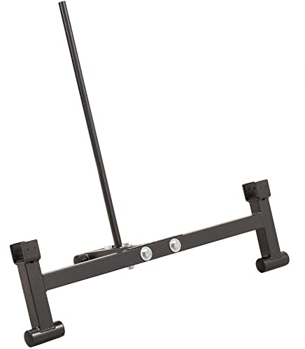 GYM MASTER Full Double Barbell Deadlift Loading Jack with HDPE Padding