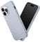 RHINOSHIELD Case kompatibel mit [iPhone 12 / 12 Pro] | SolidSuit - Stoßdämpfende & schlanke Schutzhülle mit Premium Finish - 3.5 Meter Fallschutz - Austauschbare Kamera-Ringe - Silbergrau