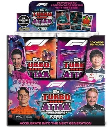 Topps Turbo Attax Formula 1 2023, Trading Cards - Display Box (Display Box)