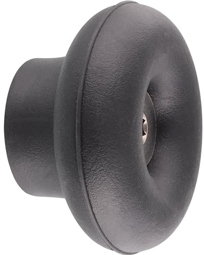 WAGNER - hooks4home - Design-Wandhaken DOT - Ø 50 x 25 mm, Kunststoff & Stahl galvanisiert, schwarz - 17020221