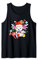 Mit Lebkuchenmann und Mütze - Axolotl Weihnachten Tank Top