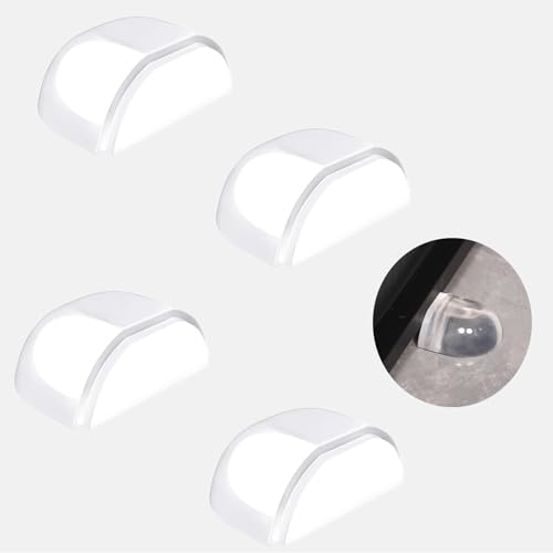 4 Butee De Porte Interieur, Stop Porte , Butee De Porte Adhesive ,transparentes Stop-porte Adhésif Au Sol Et Parquet, Butoirs De Porte Protection De Portes Et Murs,4pcs