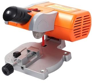 AOOUNGM Mini Table Saw,Mini Bench Cut-Off Saw Set,0-45° Miter Saw Wood Cut-Off Saw Kit,Table Saws for Woodworking,Bench Saw for Cutting Brass Steel Wood Miniature Model Making DIY