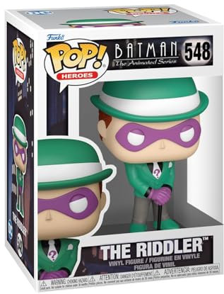 Funko Pop Animation: BTAS - The Riddler - Animated Batman - Collectible Vinyl Figure - Gift Idea - Official Products - Toys for Children and Adults - TV Fans