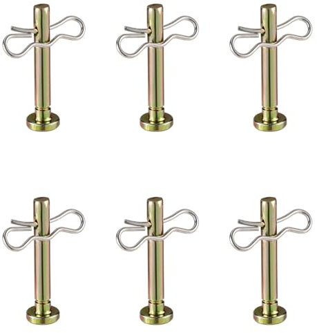 6st 738-04155 Scherstifte & 6st 714-04040 Cotter Pin, Ersatz Scherbolzen Satz Hardware Stifte für Craftsman MTD Cub Cadet Troy-Bilt Yard-Man Huskee Schneefräsen