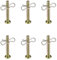 6st 738-04155 Scherstifte & 6st 714-04040 Cotter Pin, Ersatz Scherbolzen Satz Hardware Stifte für Craftsman MTD Cub Cadet Troy-Bilt Yard-Man Huskee Schneefräsen