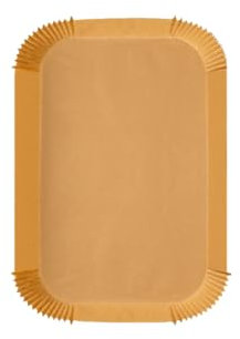 Katbite 100 Stück Backpapier für Heißluftfritteuse, 20 x14 cm Airfryer Papier Liners kompatibel mit Ninja Dual/Double Stack, Ninja AF300EU AF400EU,COSORI,Philips,Cecotec Airfryer