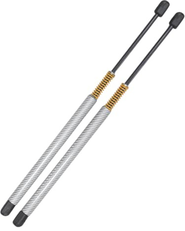 JINGLING Vérins de coffre automatiques pour Giulietta Hatchback 2010-2020 Amortisseurs à gaz de hayon de coffre arrière Supports de levage (Fibre de carbone argentée)