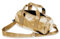 LOQI METALLIC Gold Medium Weekender