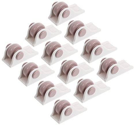 NULYLU Storage Boxes Wheels Set 12pcs Self-adhesive Casters for Hamper Box Easy to Move