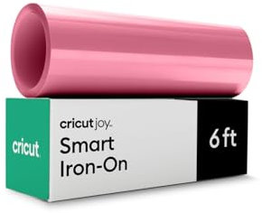 Cricut Smart Iron on, Pink - 5.5 in x 6 ft Bulk (1)