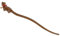 Ipetboom Pince À Cheveux Bois De Chat Avec Cloche Bois De Santal Pour Femmes Et Adolescentes Accessoire Vintage Pour Chignon Élégant