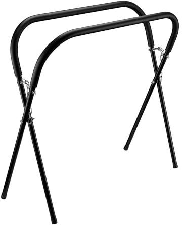 WilTec Soporte Plegable para Pintura con Capacidad hasta 220 kg, Apoyo Robusto de Acero, diseño con Altura Ajustable, Caballete para Pintura automotriz