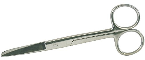 Chirurgische Schere gebogen spitz/stumpf 14,5 cm