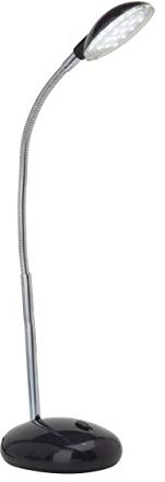 Brilliant Lampe Timmi LED Tischleuchte schwarz | 1x 2W LED integriert, (100lm, 6000K) | Mit Druckschalter an der Basis
