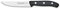 3 Claveles Cuchillo de Cocina, Línea DOMVS, Acero Inoxidable, (Tamaño 4,5), Negro, 11 cm - 4.5