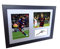 Foto mit Autogramm von Lionel Messi im Bilderrahmen, A4