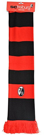 Flaggenfritze Schal SC Freiburg - 15 x 140 cm + gratis Aufkleber