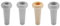 Lechgold ADA3 Adapter Alphorn für Bariton- und Posaunenmundstück (mit kleinem Schaft, auf Alphorn mit Bariton- oder Posaunenmundstück spielen) Ahorn