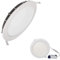 MUNDDY Downlight LED Panel Empotrable Redondo, iluminacion 3W 6W 9W 12W 15W 20W 22W 25W, marco blanco 3000k 4000k 6000k. Driver Incluido (6000K Blanco Frío, 20W)