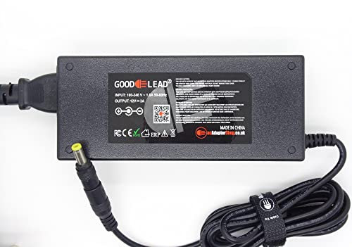 12 Volt 3A AC Adaptor Charger For Beats by Dre Pill XL Portable Bluetooth Speaker UK