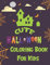Cute Halloween Coloring Book For Kids: Ages 2-4 Colouring Books & Drawing Books for toddlers - Room on a Broom Activity Book
