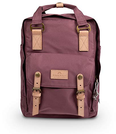 Doughnut MACAROON Rucksack Reborn Series Unisex 16L mit Laptopfach I Studenten-Rucksack funktionell & handgefertigt I ideal als Reise-Rucksack oder leichter City-Rucksack I Daypack in Plum/Pflaume