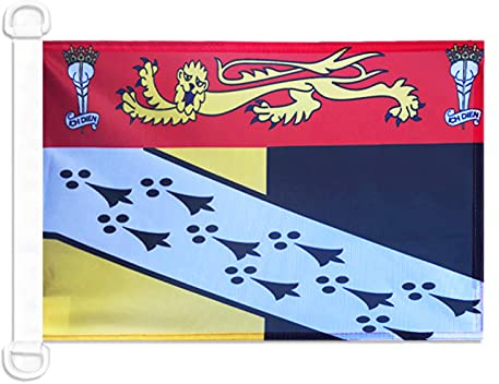 AZ FLAG Norfolk county Boat Flag 45x30 cm Mesh Polyester Plastic Rings | Outdoor and marine use 12x18 in boat flag weather resistant with double stitched seams and reinforced edges