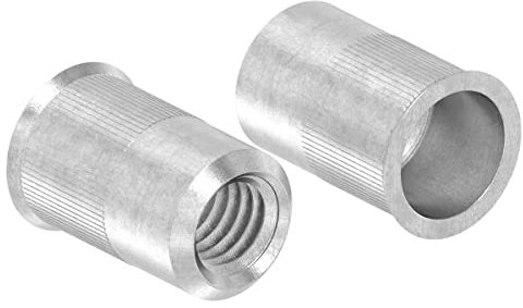 Dado per rivetto, V2A, M6, foro 9 mm