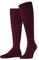 FALKE Tiago M Kh sostenibili cotone filo di Scozia al ginocchio tinta unita 1 paio, Calzini lunghi Uomo, Rosso Barolo 8596, 43-44