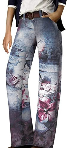 PAIDAXING Short De Bain Cactus Jack Pantalon Ample décontracté à imprimé Multiple pour Femmes Short Jeans Grande Taille