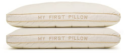 Vitapur Kinderkopfkissen 40x60 cm, 2er-Set My First Pillow | Verstellbares Kissen | Für alle Schlafpositionen | Waschbar bei 60 °C | Abnehmbare Füllung | 2X 40x60 cm
