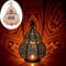 Marrakech - Lámpara de mesa y farol (metal, 30 cm), diseño oriental de Ramadán