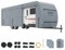 VEVOR Wohnmobil Schutzhülle 6096-6706 mm, Wetterfeste Wohnmobilabdeckungen Hochwertige Wohnmobil Abdeckplane 7030 x 2900 x 2500 mm Große Wohnmobil Schutzhülle - Sicherer Schutz gegen Staub & Nässe