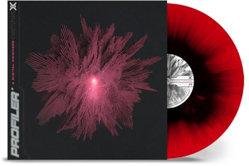 A Digital Nowhere(Red With Black Splatter)