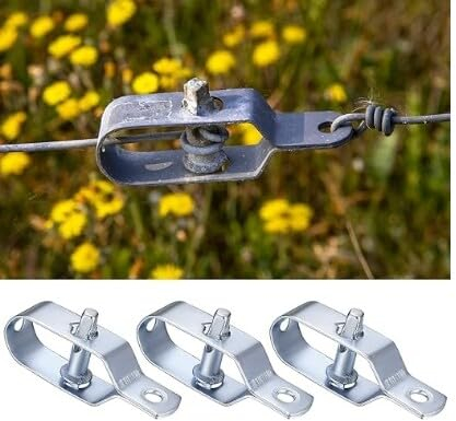 20-Pack Drahtspanner Heavy Duty Zaun Maschendrahtzaun Spanner Drahtzaun Spanner für Garten Spanndraht Wilder Zaun Wald Zaun Weidezaun Geknoteter Maschendrahtzaun