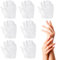 7 Paar Weiß Baumwollhandschuhe,Feuchtigkeitsspendende Handschuhe,Flexibel Care Baumwollhandschuhe für Ekzeme und trockene Hände,Feuchtigkeitspflege SPA Schmuck Untersuchen