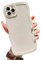 Ownest Compatible with iPhone 11 Pro Max Case Cute Curvy Simple Wave Frame Aesthetic Design Solid Color Girls Women TPU Shockproof Silicone Slim Phone Case for iPhone 11 Pro Max - Beige