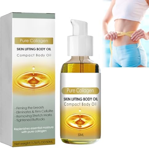 Olio per la Pelle Rassodante,Olio di Collagene per Rassodare la Pelle,Olio per il Corpo Lifting al Collagene,Collagene Firming Body Oil,Olio per il Corpo Naturale,Olio Corpo Rassodante Al Collagene