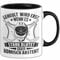 Trendation Geheult Wird Erst Wenn Es Stark Blutet Eishockey Tasse Geschenk Eishockey-Spieler Kaffee-Becher (Schwarz, 325 Milliliter)
