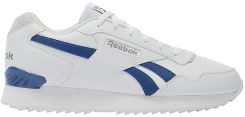 Reebok Unisex Glide Ripple Clip Trainers, White Twilight Blue, 10.5 UK