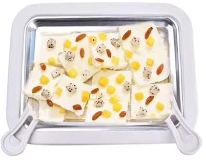 YHUEGH Eiscreme-Rollenbereiter, Gefrierjoghurt-Instant-Gelato-Pfanne/-Rolle, Sorbet-Gelato-Hersteller für Softeis-Hersteller