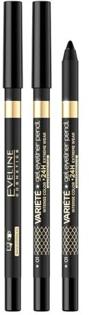 Eveline Cosmetics Variété Gel Eye Pencil (01, 1)