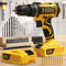 FAHEFANA Cordless Drill, 20V Power Drill with 25+1 Max 370 in-lb Torque, Electric Screwdriver Driver with Battery and Charger, 3/8 Keyless Chuck, 2000mAh Batteries Electric, 42Pcs Bits