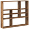 vidaXL Wandregal Altholz-Optik 90x16x78 cm Holzwerkstoff, Schweberegal, schwebendes Regal, Regale, Wandboard, Regal, Hängeregal, Regalbrett, CD-Regal