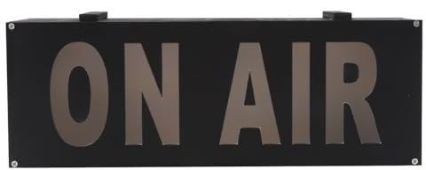 Bewinner On-Air-Schilderleuchte Schwarz – Modernes LED-Stimmungslicht ideal für Livestreaming und Gaming, Studio- und Wohnbereichs-Sign