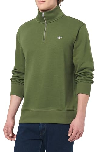 GANT REG Shield Half Zip Sweat, Country Green, XXL