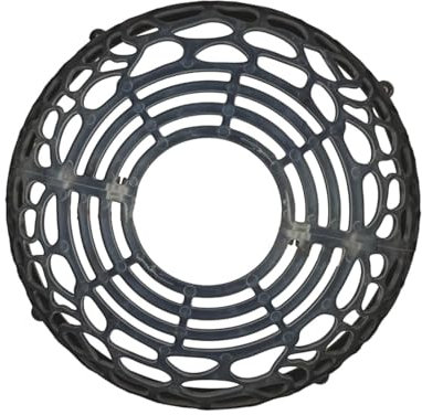 KESOTO Pflanzen Bodenschutzpflanzen Loch Deckung Levitating Ball Blumenluft Entlüftungsabdeckung für Farn, Grau