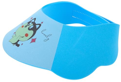 MOBUTOFU Kappe Gesichtsschutz Babyhaarwasch Kinder Verstellbare Eva aus und Blau Trockener Beim Baden