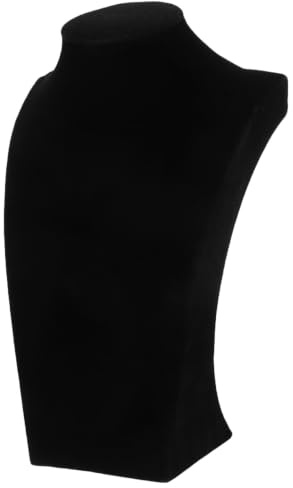 VILLCASE Expositor de Collares y Pendientes Soporte Busto Diseño en Forma de Cuello Organizador de Joyas Duradero para Almacenamiento en Tocador de 20 CM para Uso Hogar